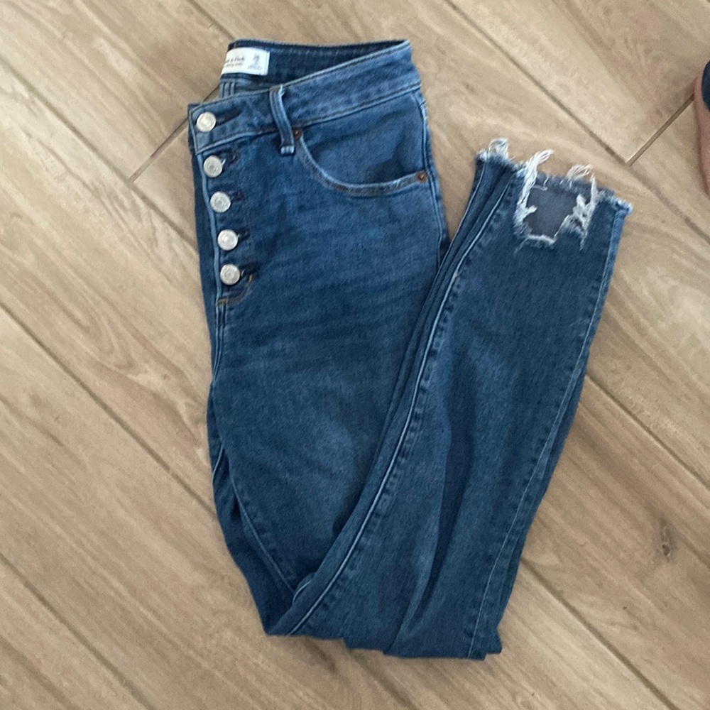 High rise super skinny ankle